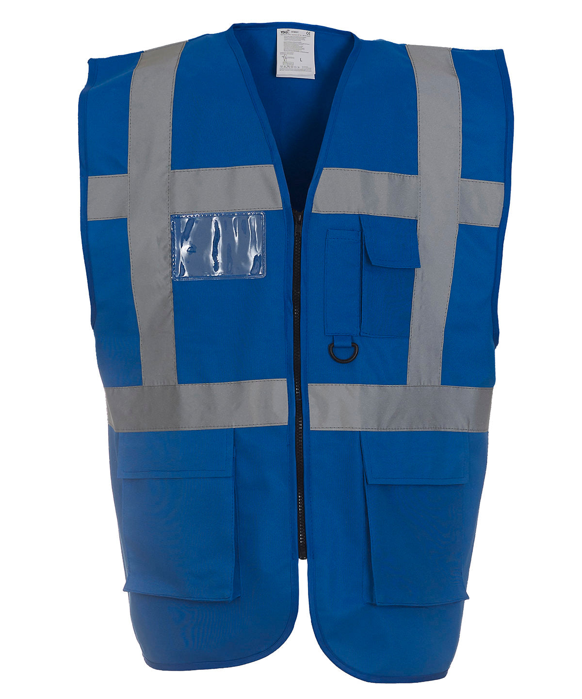 Multifunctional executive hi-vis waistcoat (HVW801) - Royal Blue