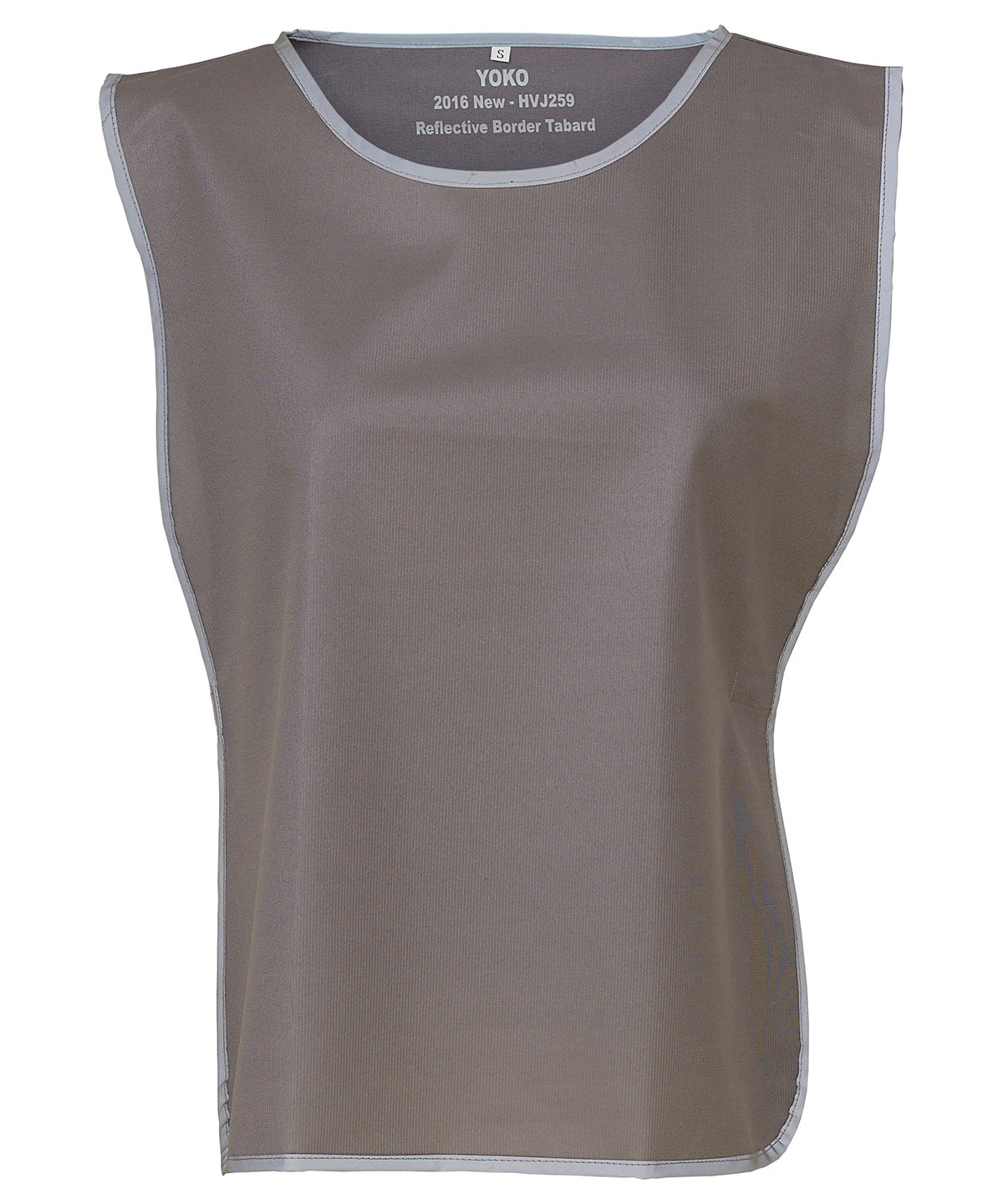 Hi-vis reflective border tabard (HVJ259) - Grey