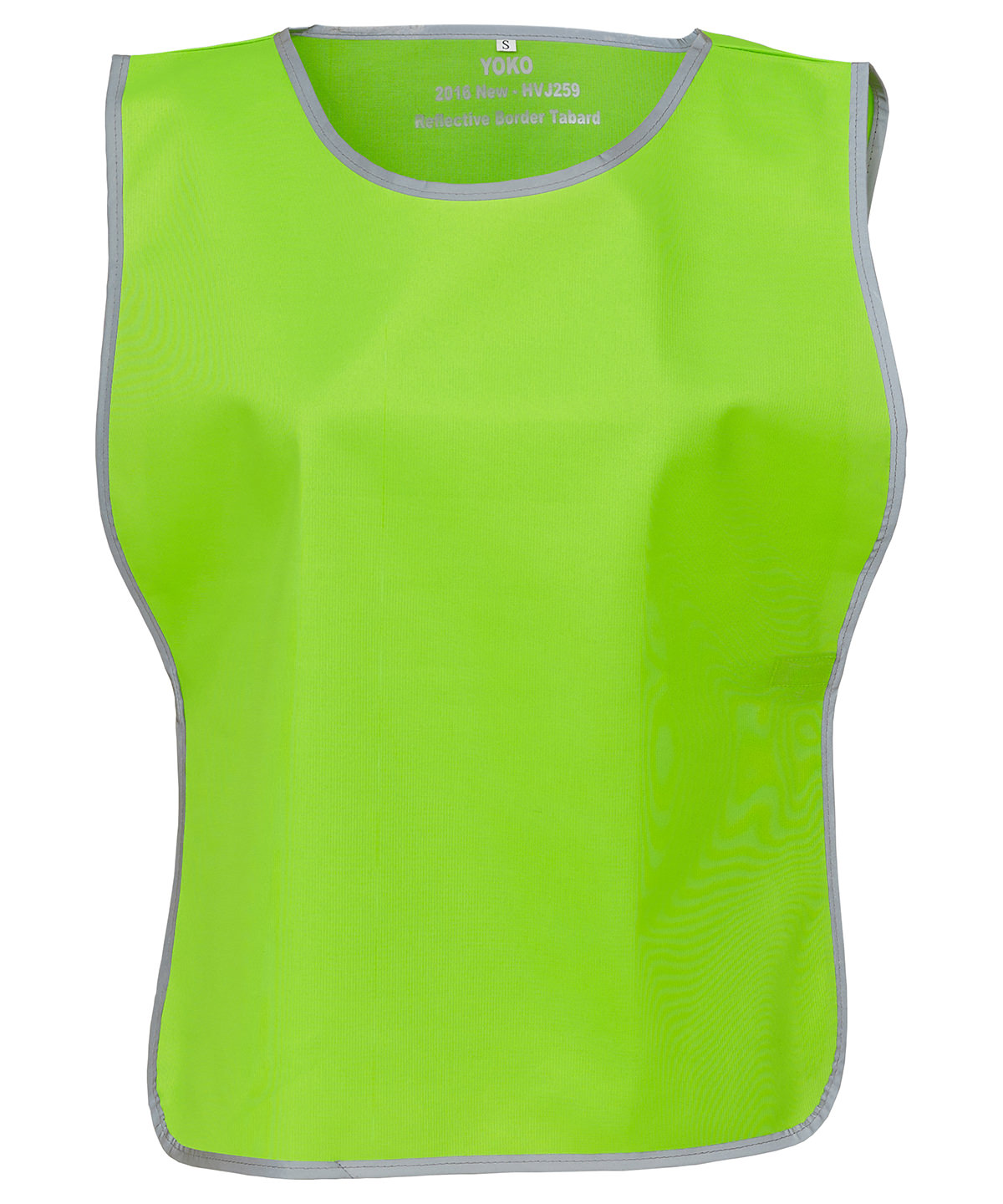 Hi-vis reflective border tabard (HVJ259) - Lime