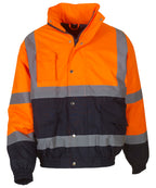Hi-vis two-tone bomber jacket (HVP218)