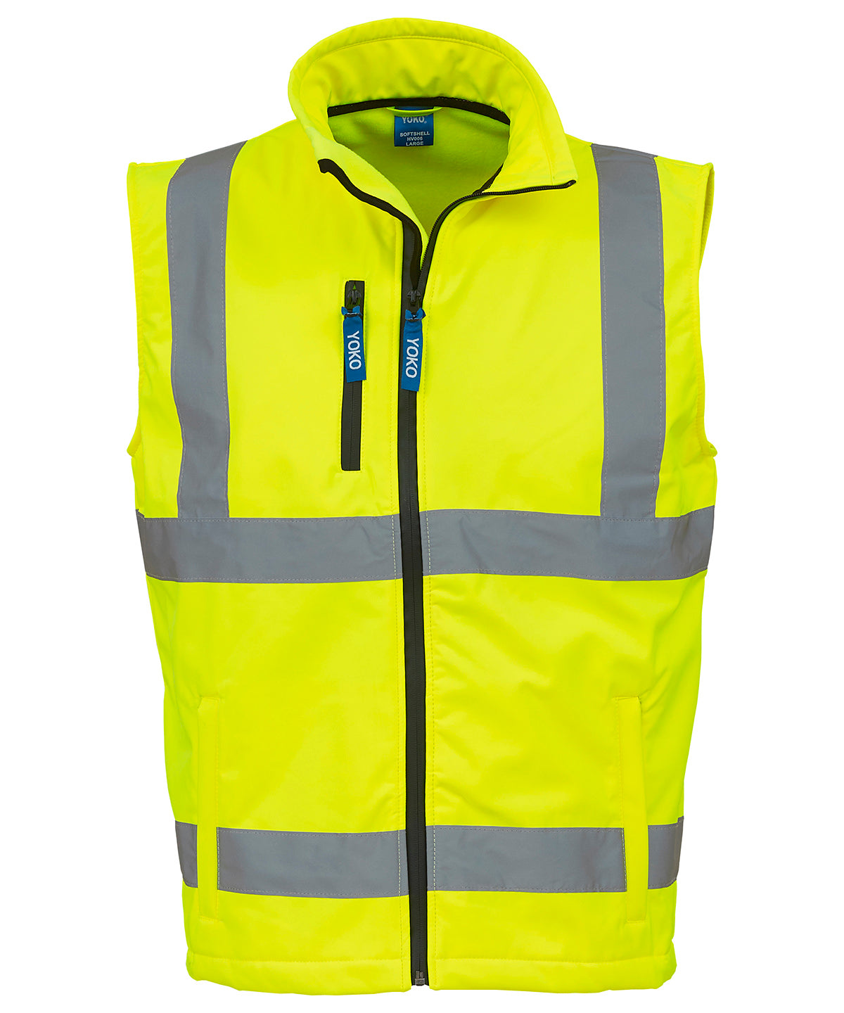 Hi-vis softshell gilet (HV006) - Yellow