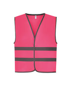 Hi-vis reflective border kids waistcoat (HVW102CH)