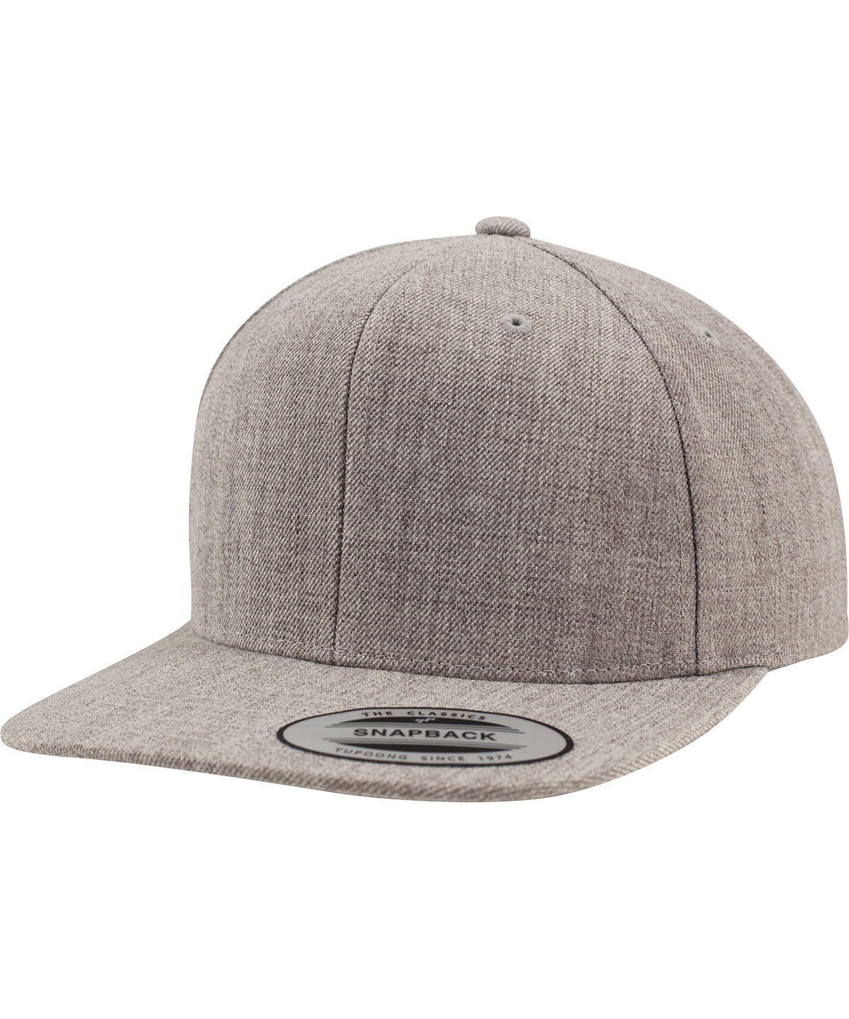 The classic snapback (6089M) - Heather/Heather