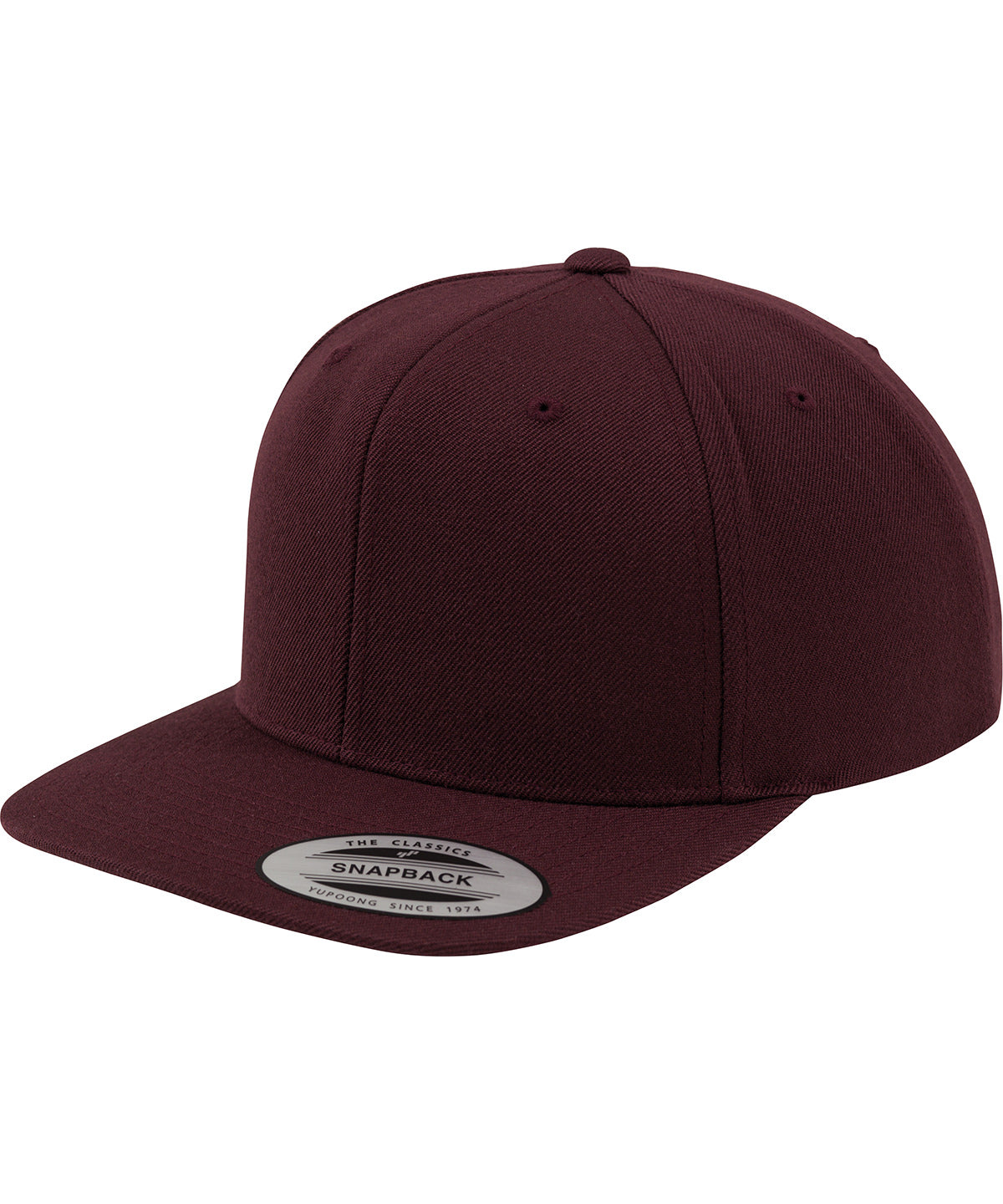 The classic snapback (6089M) - Maroon/Maroon