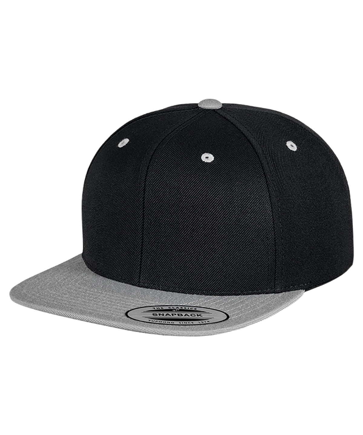 The classic snapback 2-tone  (6089MT) - Black/Silver