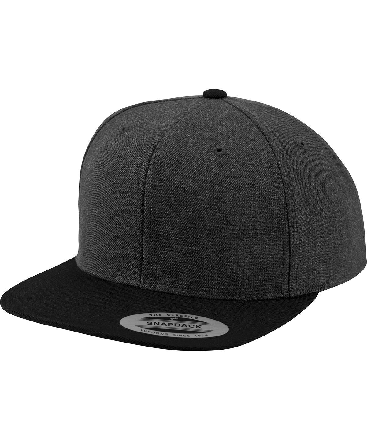 The classic snapback 2-tone  (6089MT) - Charcoal/Black