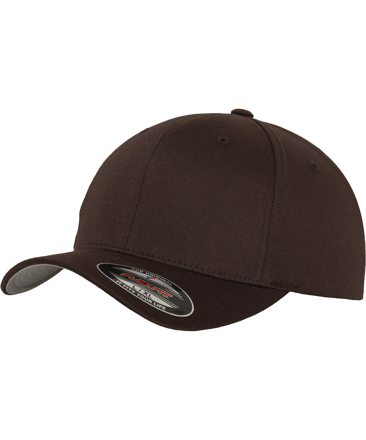 Flexfit fitted baseball cap (6277) - Brown
