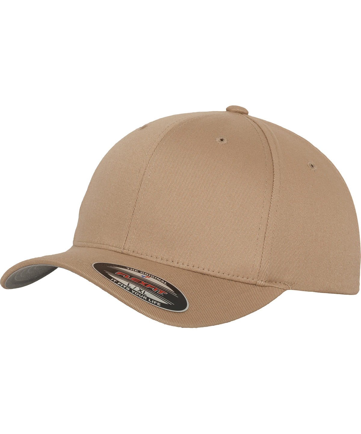 Flexfit fitted baseball cap (6277) - Khaki