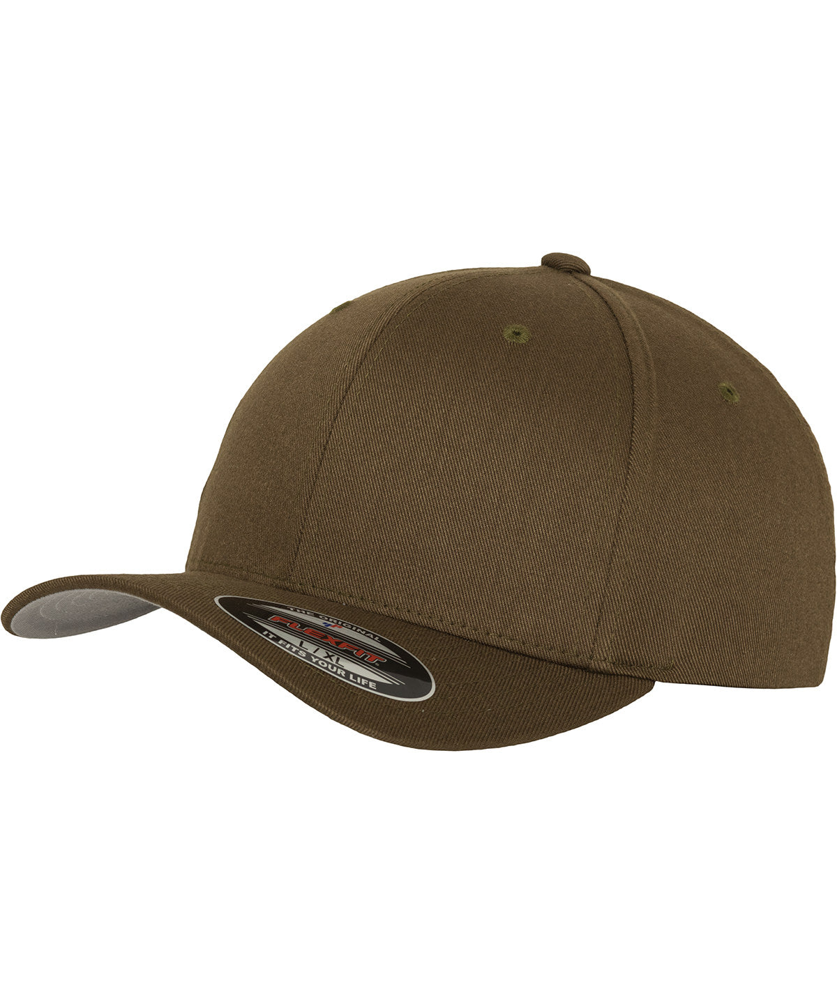 Flexfit fitted baseball cap (6277) - Olive