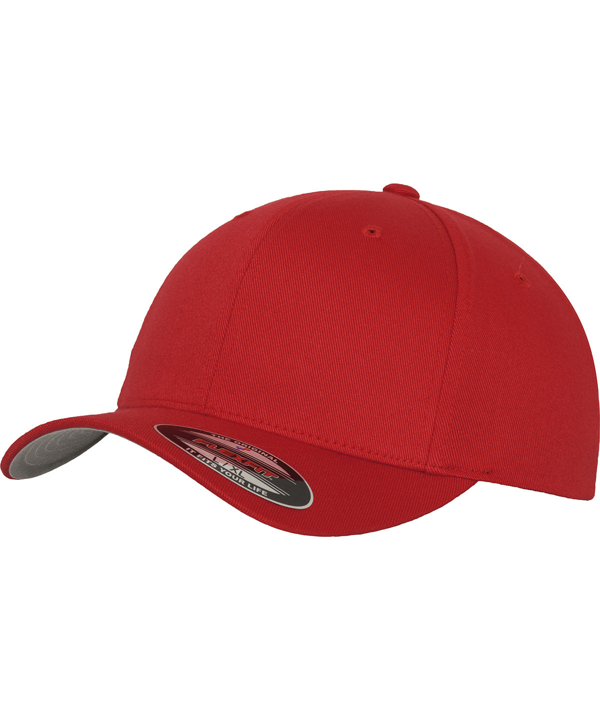 Flexfit fitted baseball cap (6277) - Red