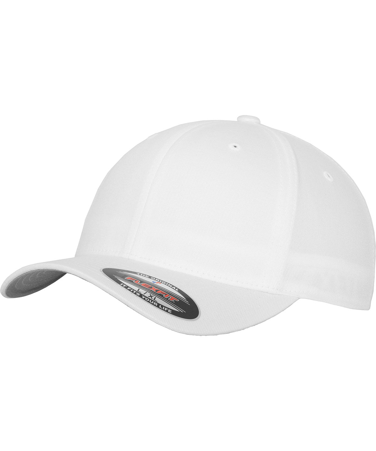 Flexfit fitted baseball cap (6277) - White