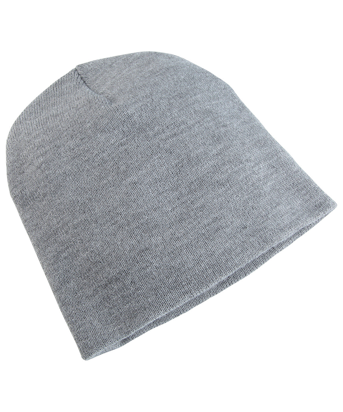 Heavyweight beanie (1500KC) - Heather Grey