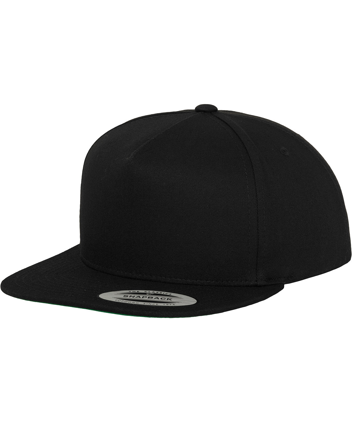 Classic 5-panel snapback (6007) - Black