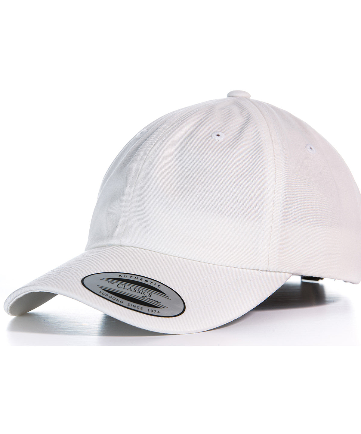 Dad hat baseball strap back (6245CM) - White