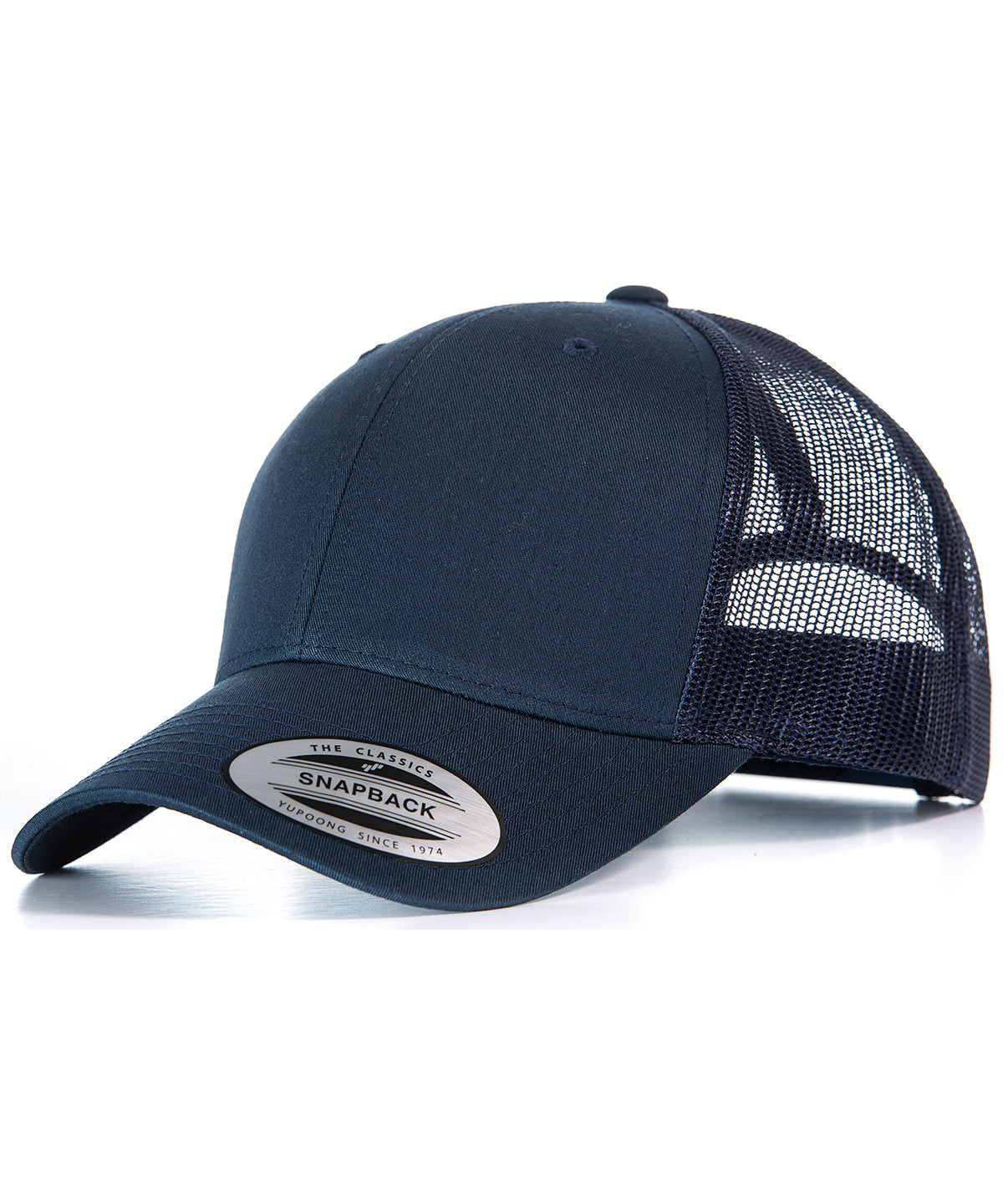 Retro trucker cap (6606) - Navy/Navy
