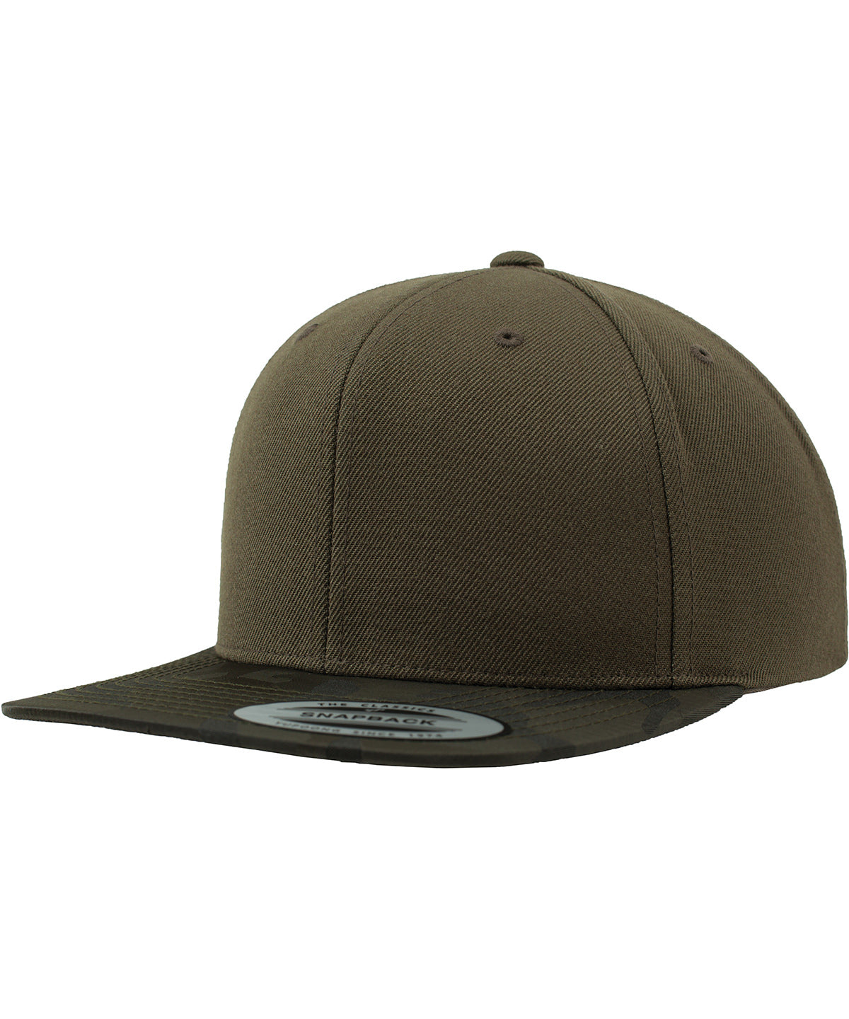 Camo visor snapback (6089CV) - Olive Camo