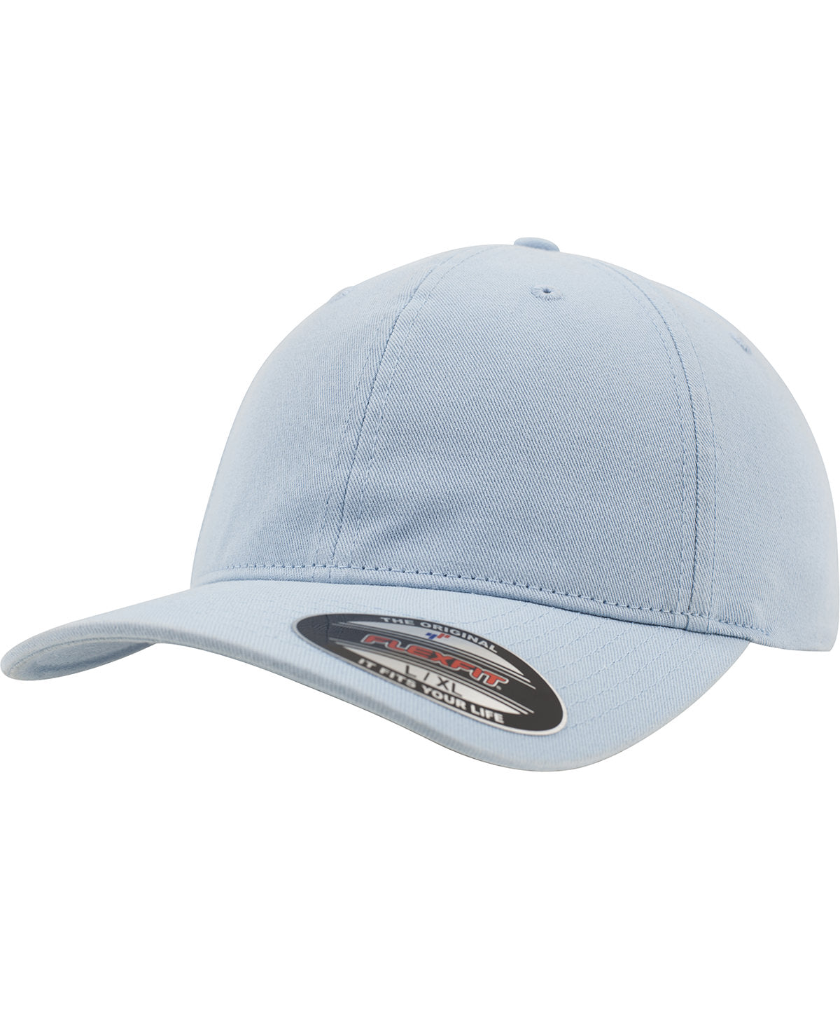 Flexfit garment washed cotton dad hat (6997) - Light Blue