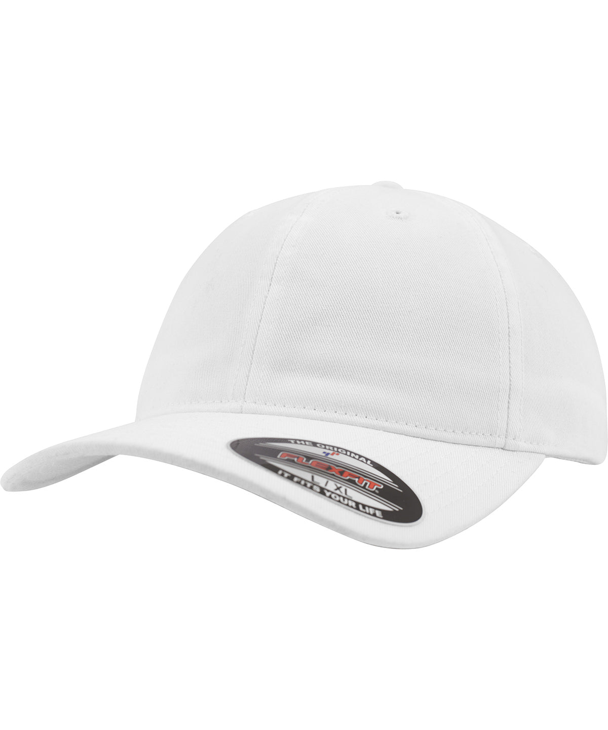 Flexfit garment washed cotton dad hat (6997) - White