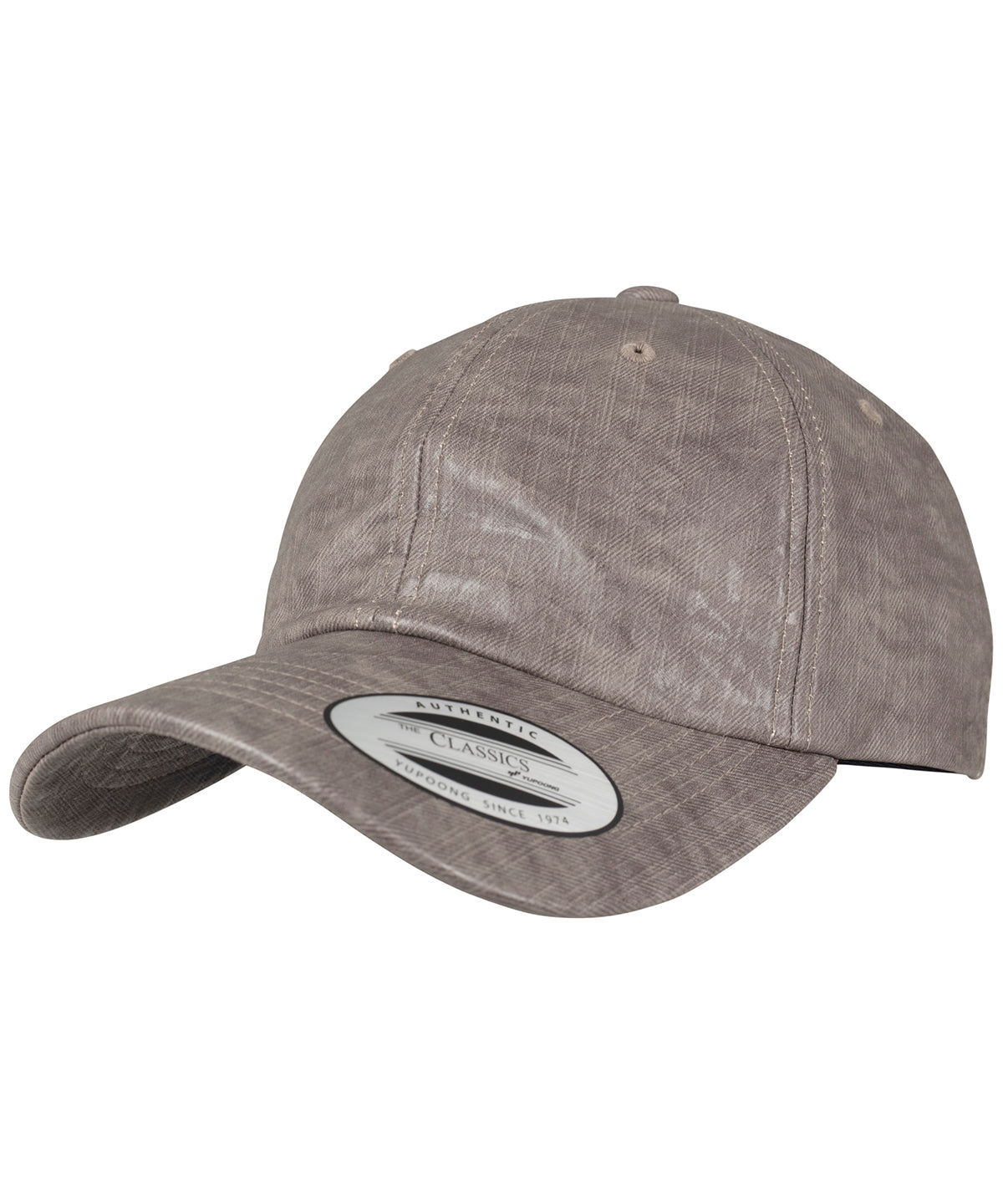 Low-profile coated cap (6245C) - Dark Taupe