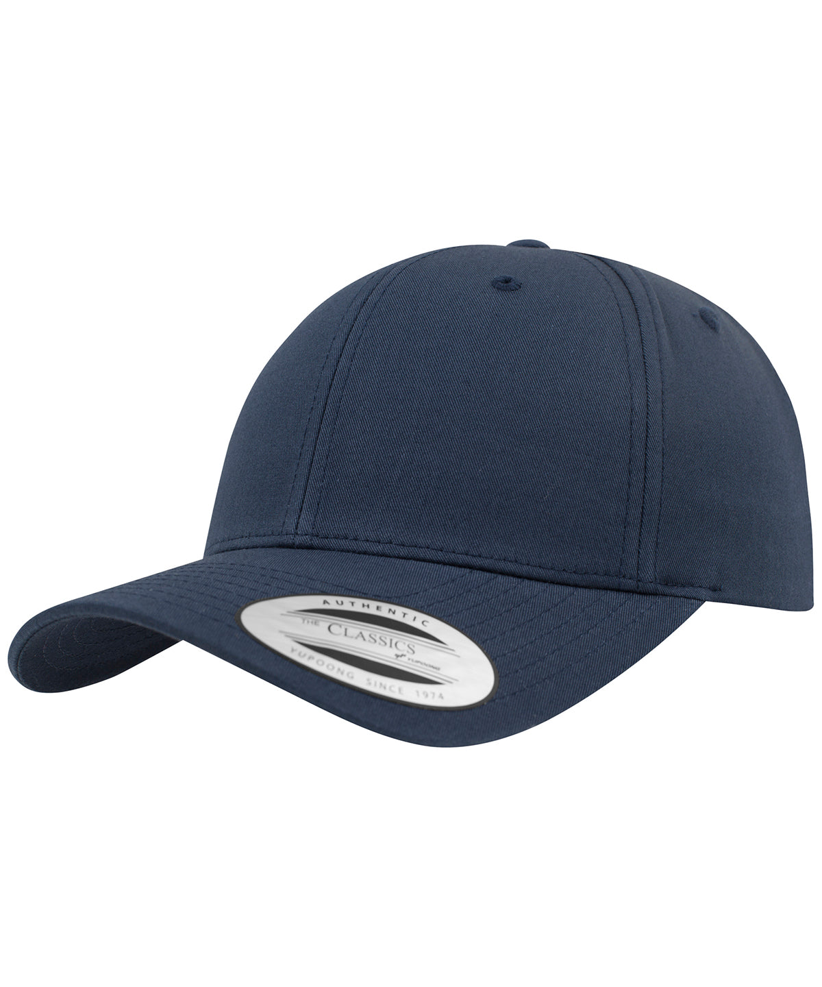 Curved classic snapback (7706)(7706) - Navy