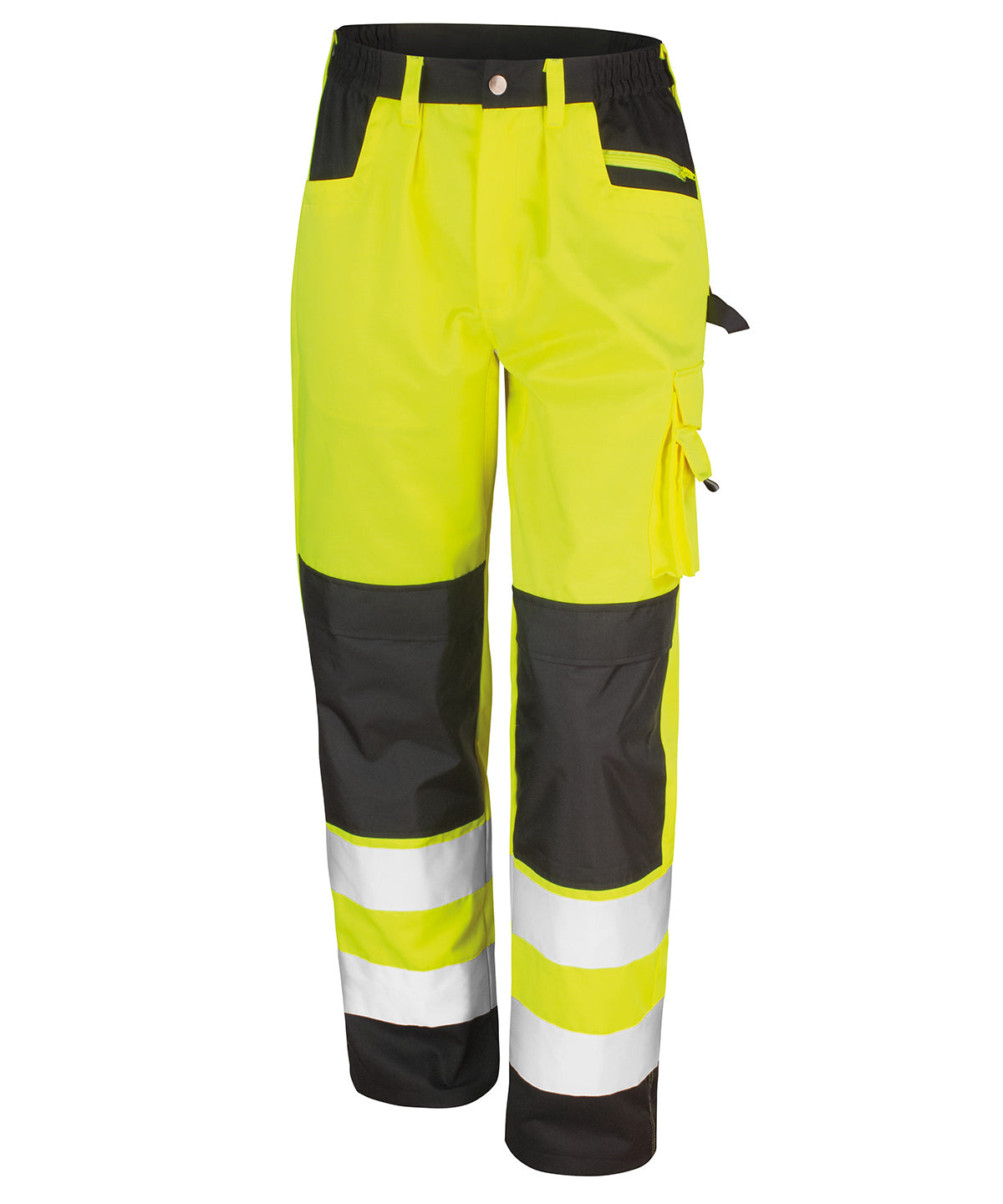 Safety cargo trousers - Yellow