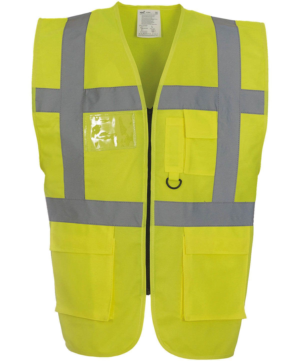 Multifunctional executive hi-vis waistcoat (HVW801) - Yellow