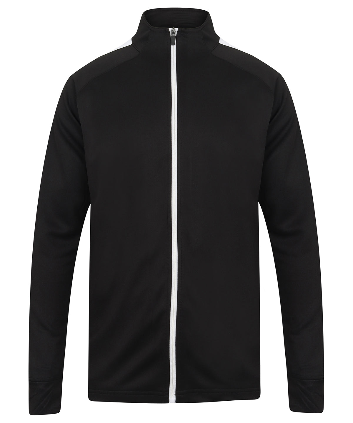 Knitted tracksuit top - Black/White