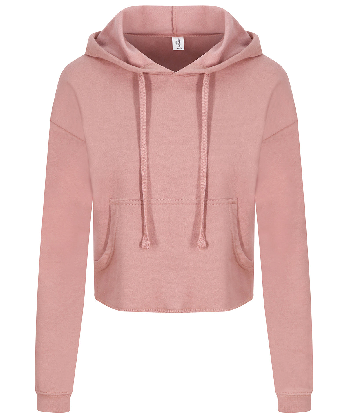 Women's cropped hoodie - Dusty Pink