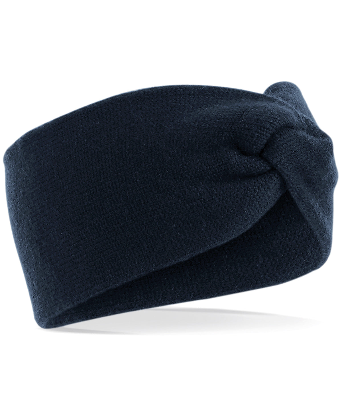 Twist knit headband - French Navy