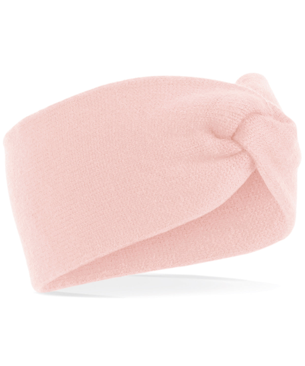 Twist knit headband - Pastel Pink