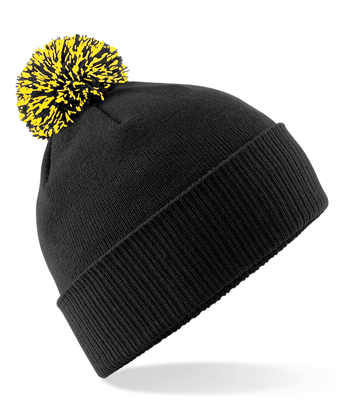 Snowstar® beanie - Black/Yellow