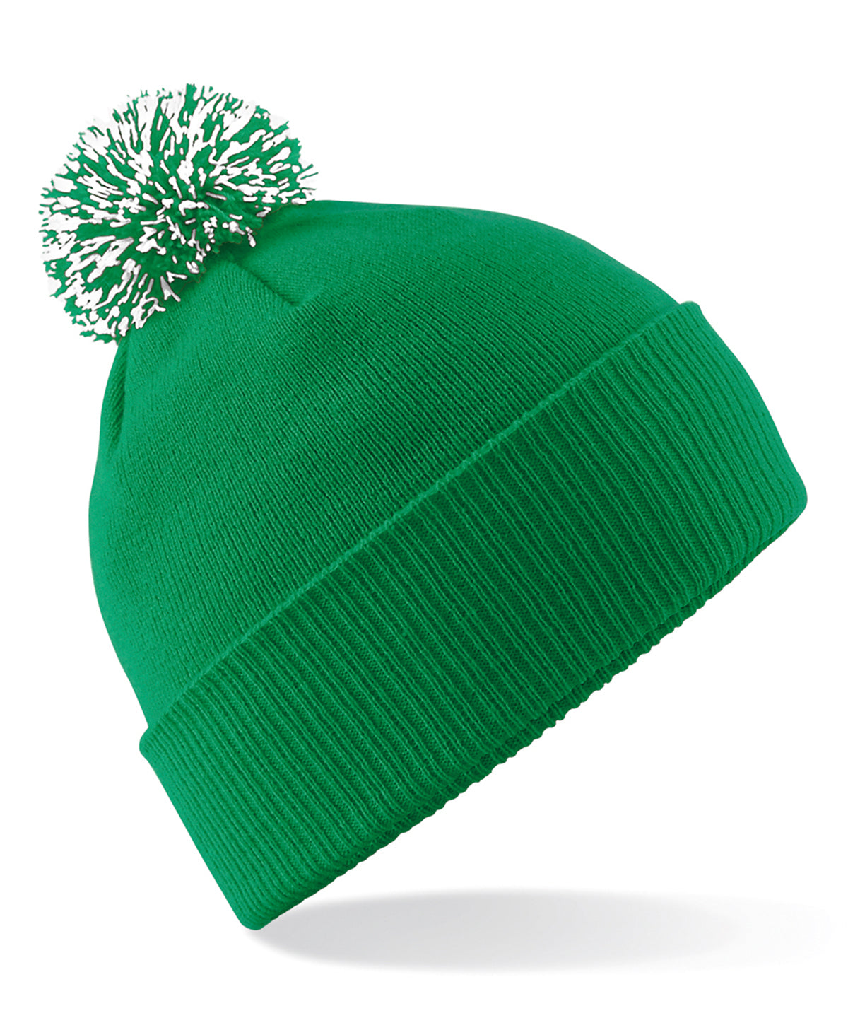 Snowstar® beanie - Kelly Green/White