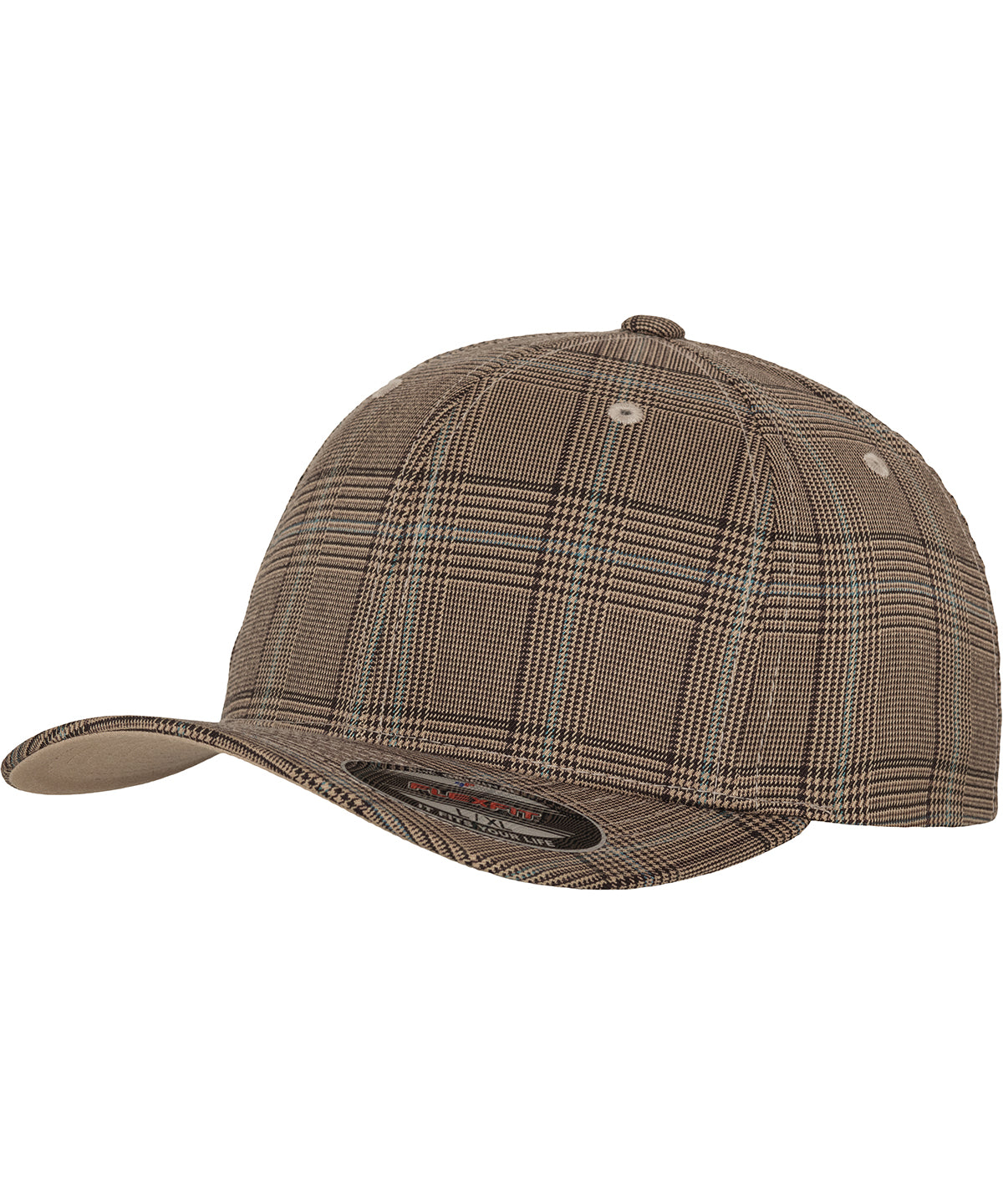 Flexfit glen check (6196) - Brown/Khaki