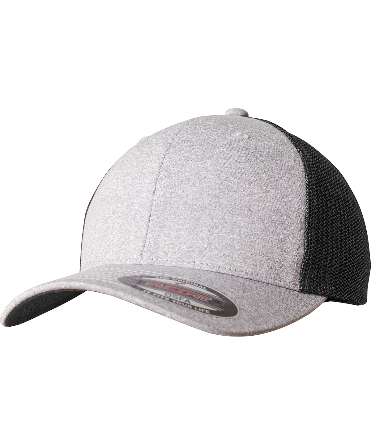 Flexfit melange mesh (6311) - Heather/Black