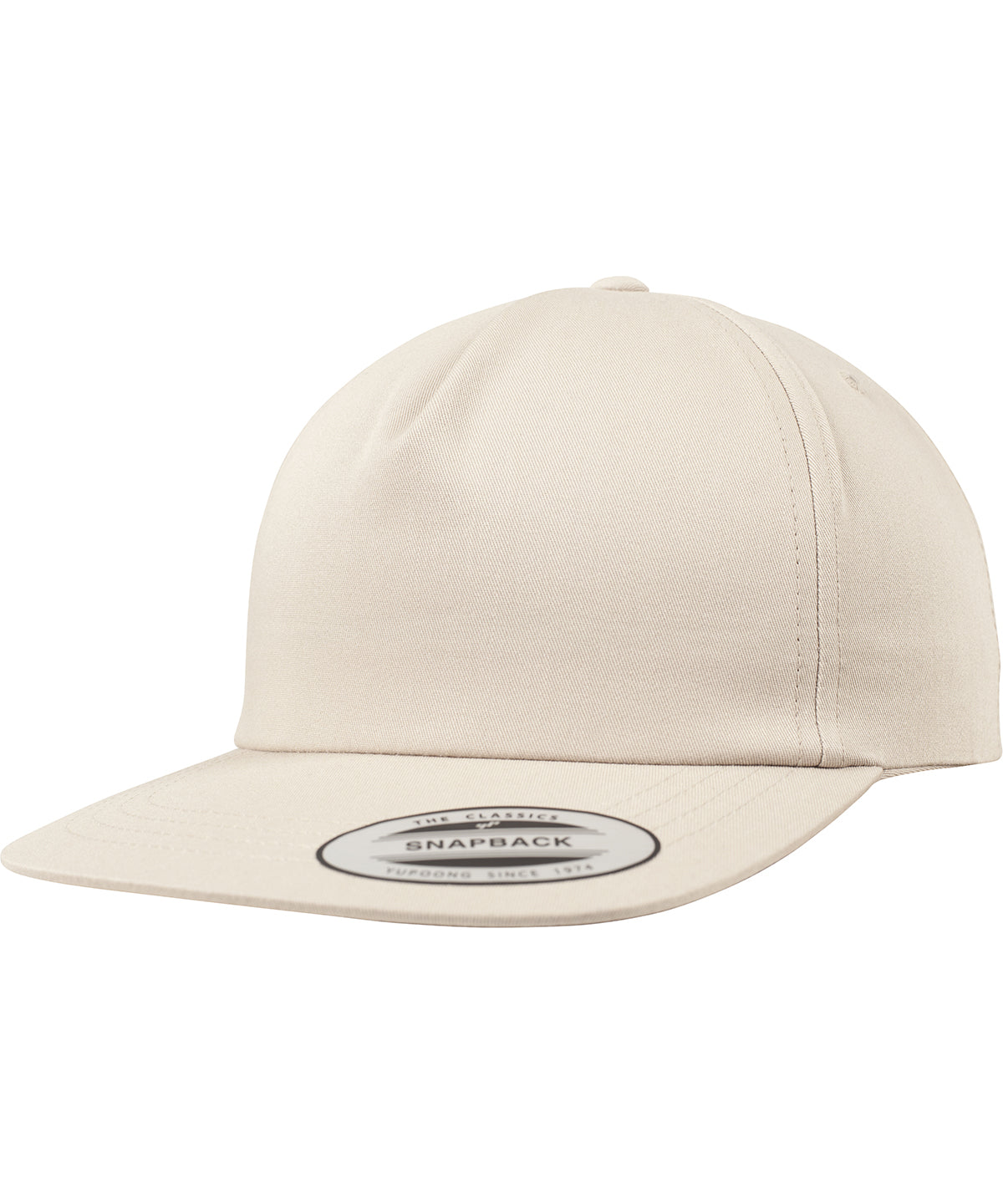Unstructured 5-panel snapback (6502) - Khaki