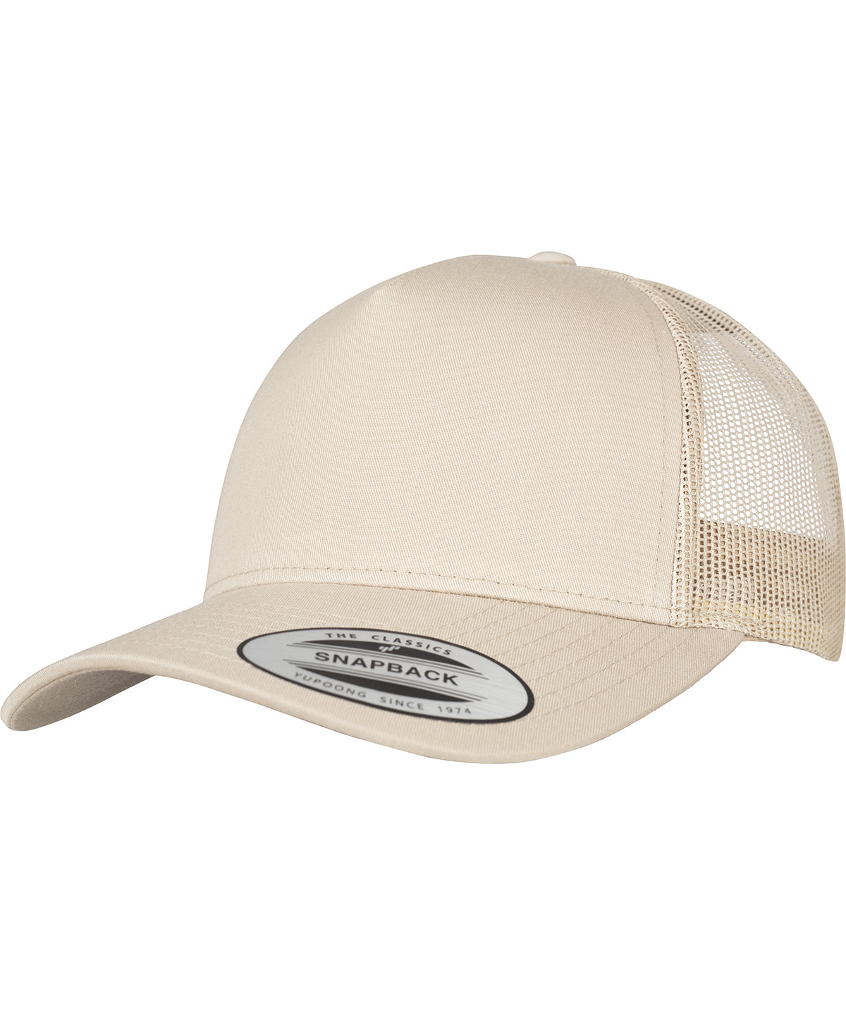 5-Panel retro trucker cap (6506) - Khaki