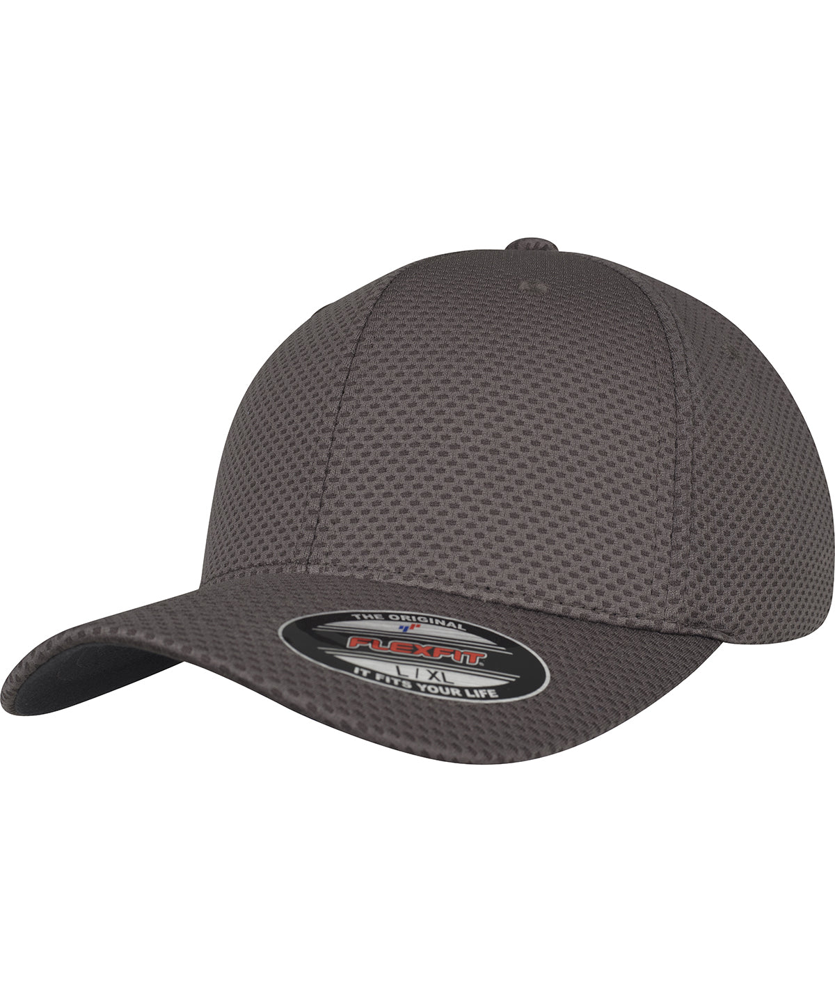 Flexfit 3D hexagon Jersey cap (6584) - Dark Grey