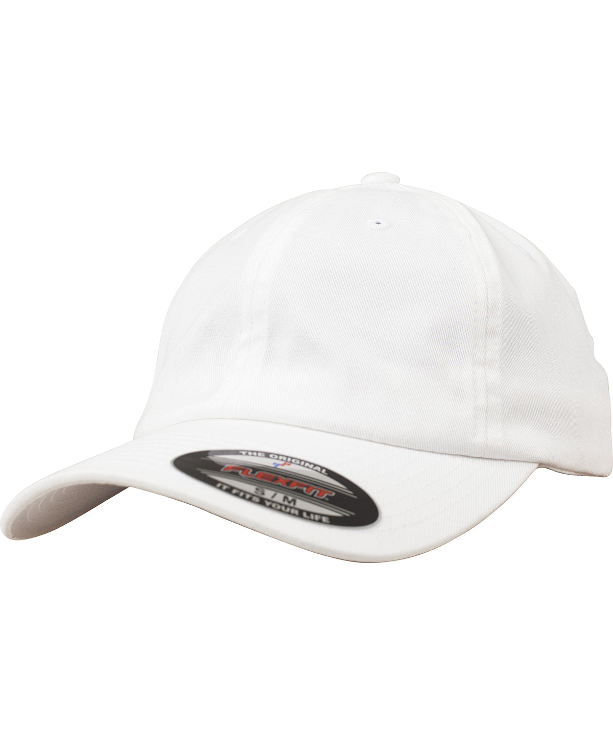 Flexfit cotton twill dad cap (6745) - White