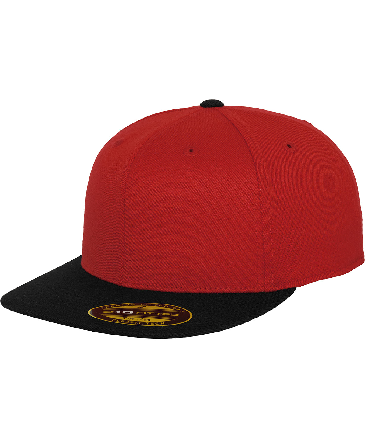 Premium 210 fitted 2-tone (6210T) - Red/Black
