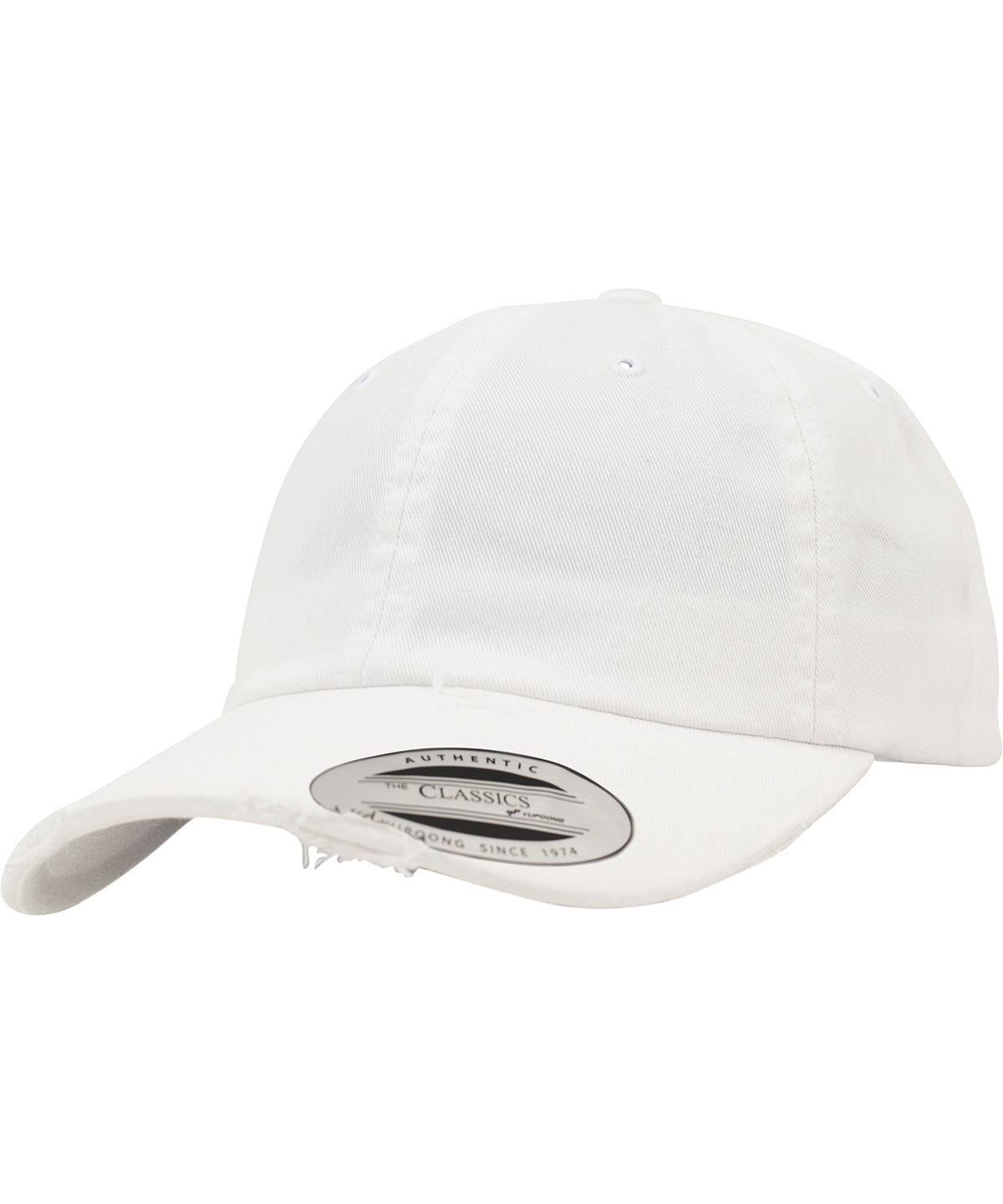 Low-profile destroyed cap (6245DC) - White