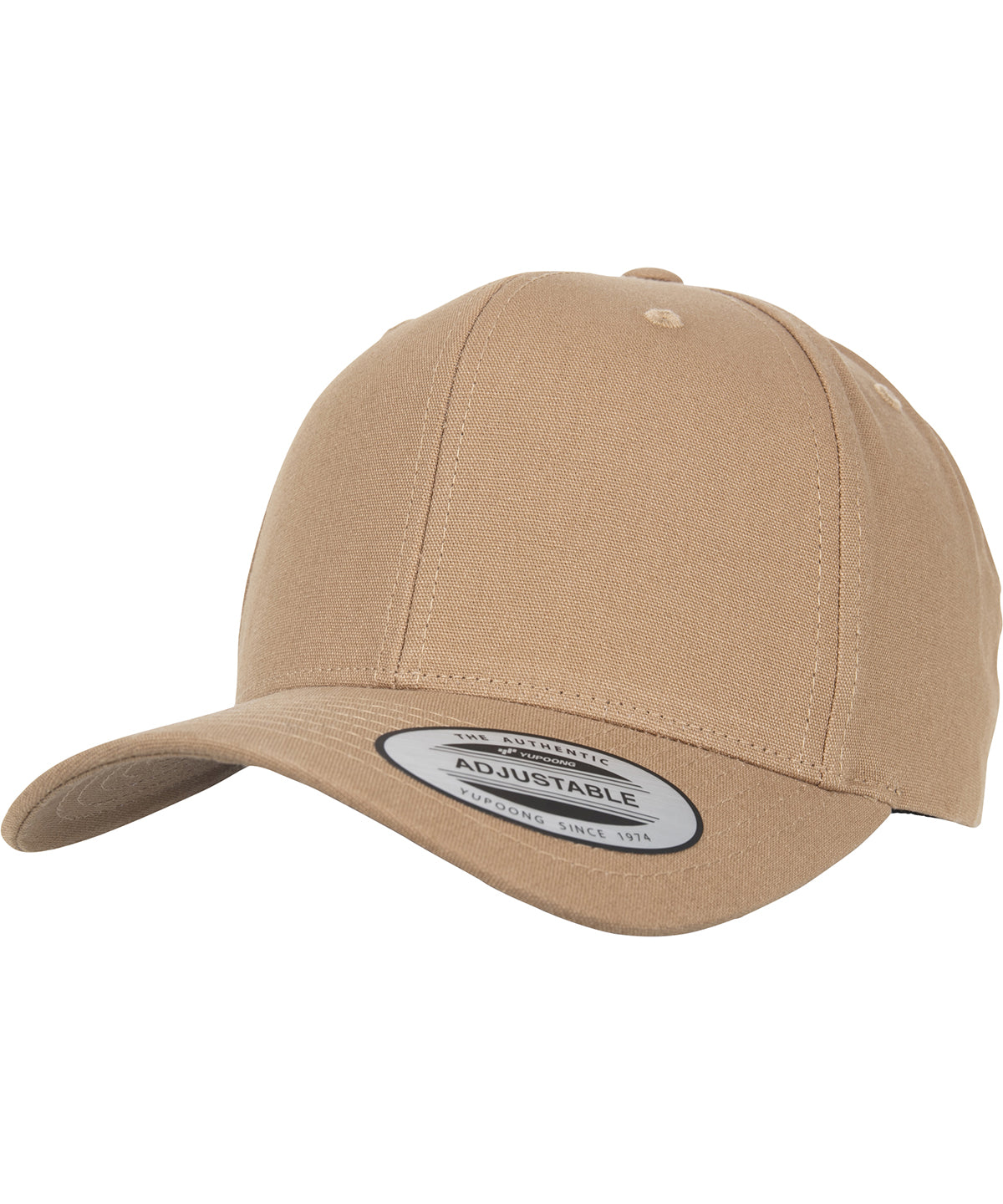 6-panel curved metal snap (7708MS) - Croissant