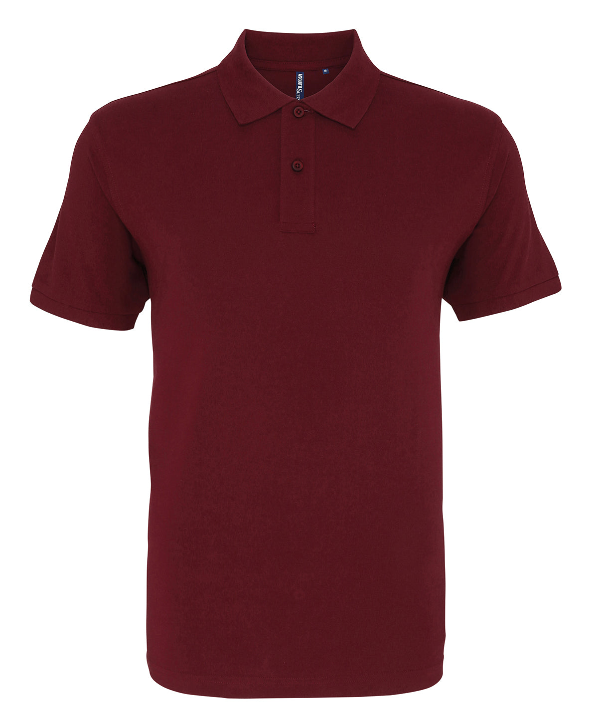 Men's organic polo - Burgundy