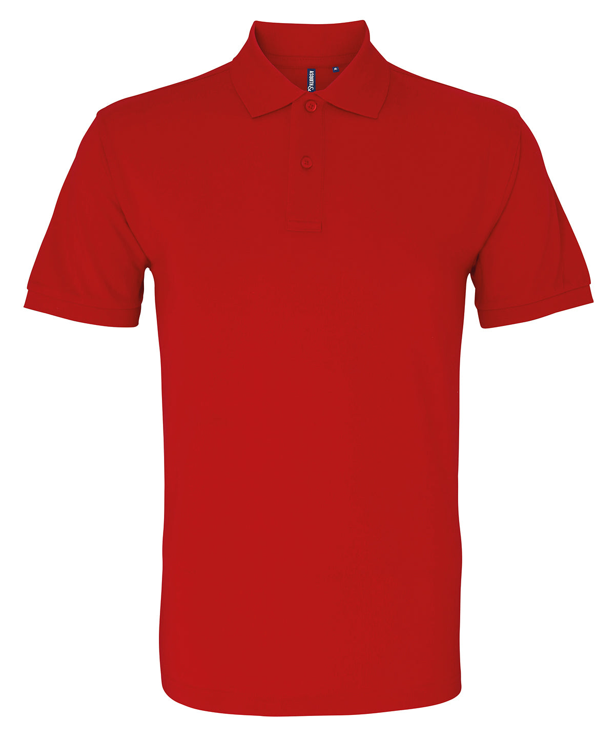 Men's organic polo - Cherry Red