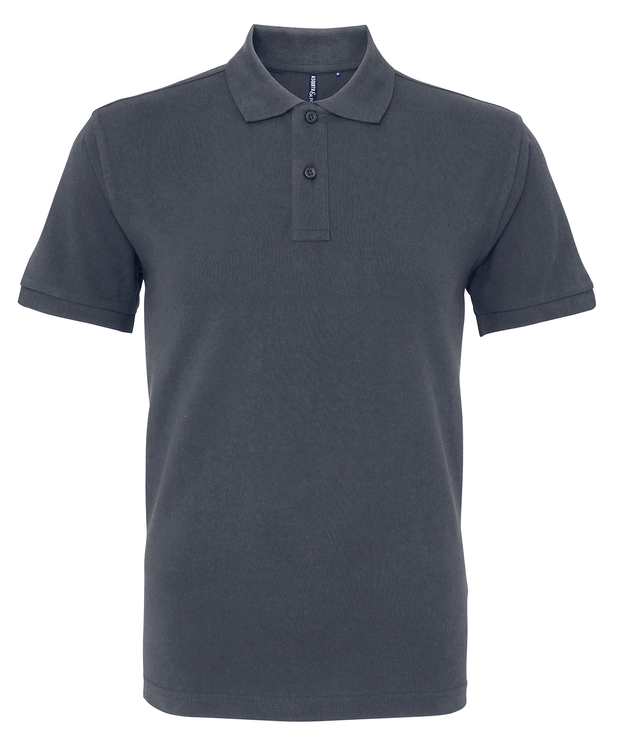 Men's organic polo - Graphite