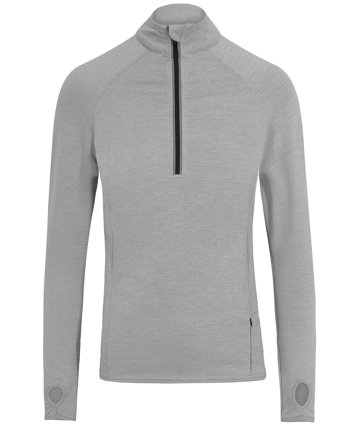 Cool Flex long half-zip top - Silver Grey