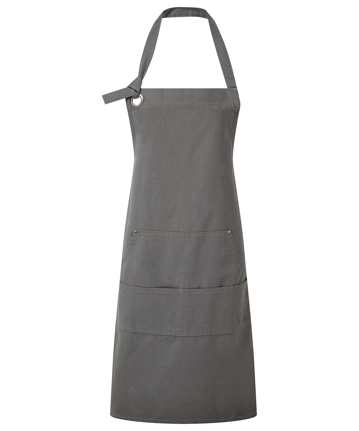 Calibre heavy cotton canvas pocket apron - Dark Grey