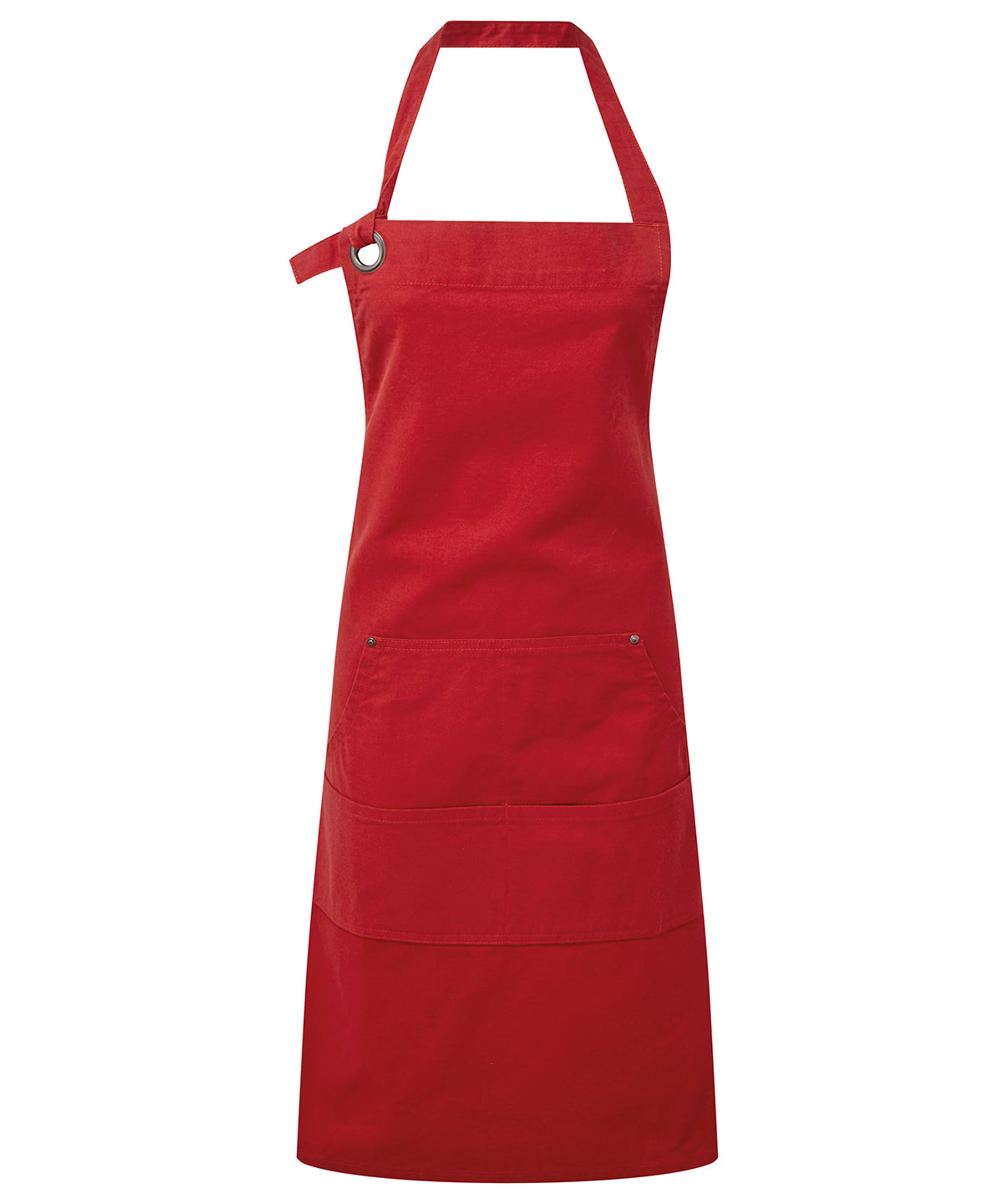 Calibre heavy cotton canvas pocket apron - Red