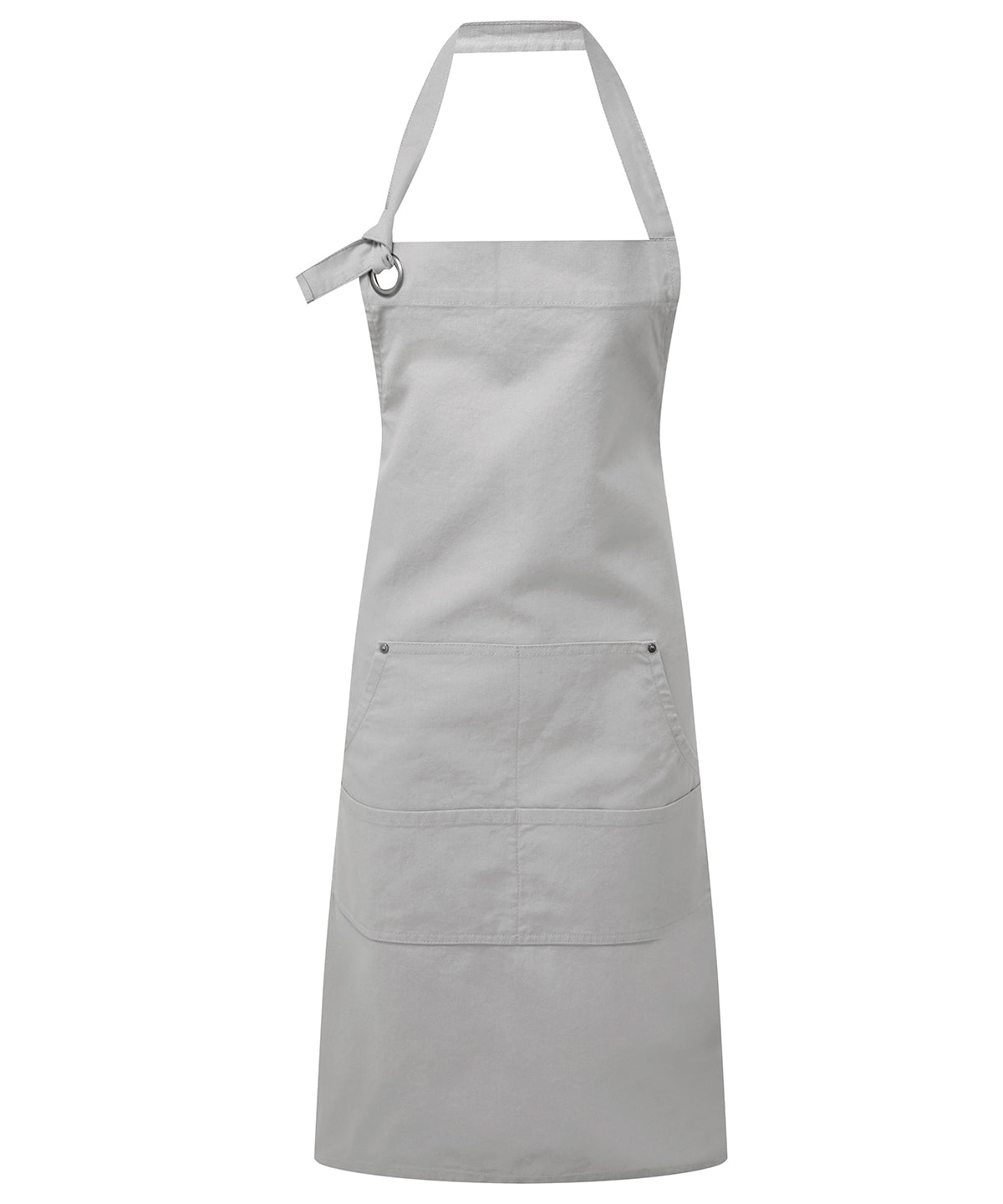 Calibre heavy cotton canvas pocket apron - Silver