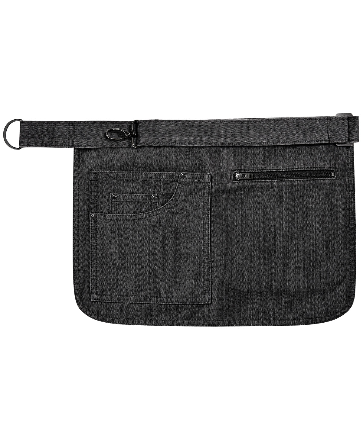 Metro utility hip apron - Black Denim