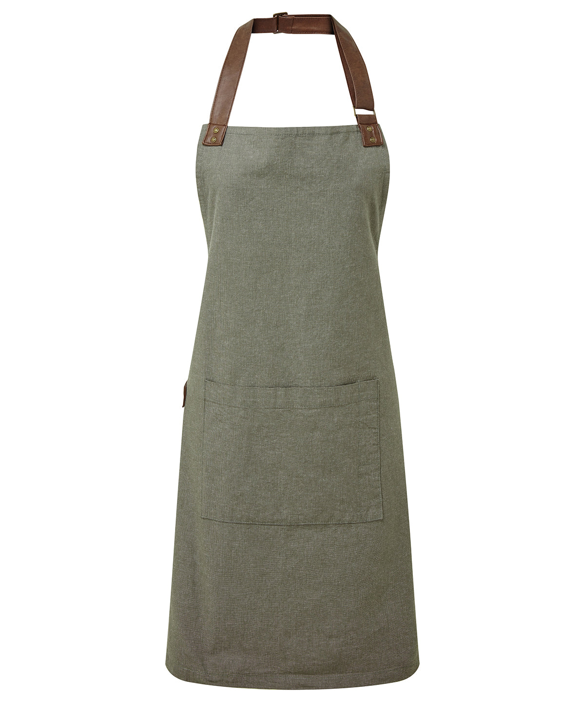 Annex Oxford bib apron - Moss